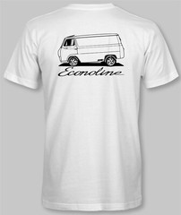 1960’s Ford Econoline Retro T-Shirt e100 van e150
