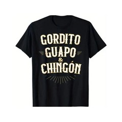 Summer T-Shirts Chubby, Handsome and Awesome – Funny Mexican T-Shirt