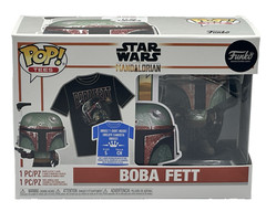 Funko Pop Tees Boba Fett Box Set Star Wars Mandalorian Size S New