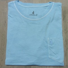 JOHNNIE O Mens L LARGE T SHIRT DALE 2.0 HAZE BLUE SHORT SLEEVE GOLF TEE