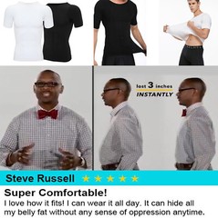 Men Slimming Body Shaper Tank Tops Compression Vest Posture Corrector Plus Size