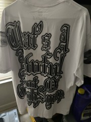 Cupid graphic White T-Shirt “That’s a Awful Lot of Cough Syrup”