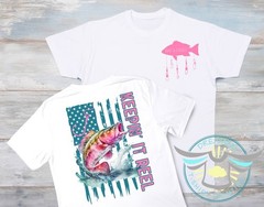 Keepin’ It Reel Girls Fishing T-Shirt Funny Bass Fishing Country Lake Life Tee
