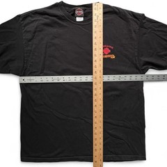 Y2K Pacific Harley Davidson Waikiki Hawaii Fire Sunset Biker Motorcycle Tee XL
