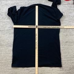 Qor Cashmere Shirt Large Black Outdoor Hike Trail Trekker Base Layer Performance