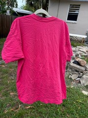 Universal Studios Men’s Pink VINTAGE 90’s Hollywood Made In USA Shirt Size Large