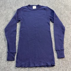 Polyskins Shirt Mens Medium Purple Long Sleeve Ribbed Cuffs By Allen A Made USA
