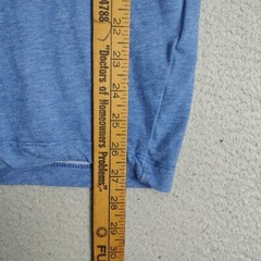 Nike Shirt Adult Medium Blue Swoosh Logo Short Sleeve Active Sports Outdoor Mens