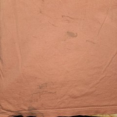 Patagonia P-6 Logo Organic Cotton Tee | Large | Desert Orange Sustainable Flaw