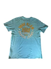 True Religion Shirt Adult Extra Large Cyan Blue Crewneck 2002 World Tour Men’s