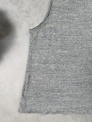 Allsaints Figet Vest Cotton Men Tank Top Sleveless T Shirt Size M Grey