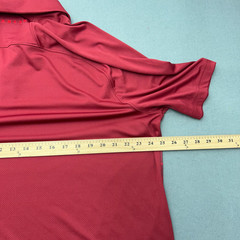 Oakley Men’s 2XL (XXL) Red Graphic/Abstract Golf Polo Short Sleeve Performance