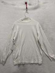 Pendleton Shirt Men’s M Long Sleeve White Mock Neck Straight Hem