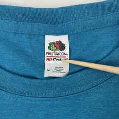 Fruit Of The Loom Iron On Horse Pony T-Shirt Large Blue Short Sleeve Tee 9518