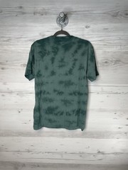 True Religion Shirt Mens Medium Green Tie Dye True RLGN Foil Crew Neck Graphic
