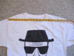 Breaking Bad Heisenberg Adult T Shirt White Size Medium