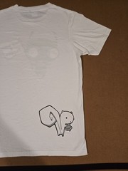 Rare VTG 2006 Invader Zim Taquitos Shirt Mighty Fine Unisex S 18¼x26