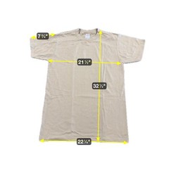 NWOT CAC Combed Cotton Blank Military Issue TShirt Campbellsville Made in USA L