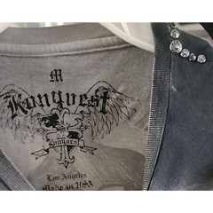 Y2K Shirt Mens Medium Studded Konquest Nocturnal Tiger NWT A117 Excellent New