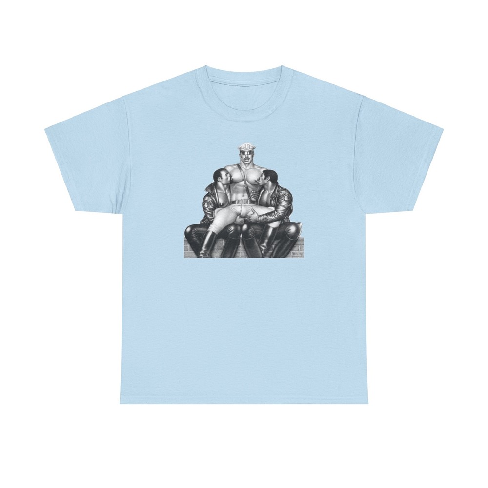 Vintage Print Kake Tom of Finland Gay Tee, LGBTQ Pride Retro T-Shirt Leather 3