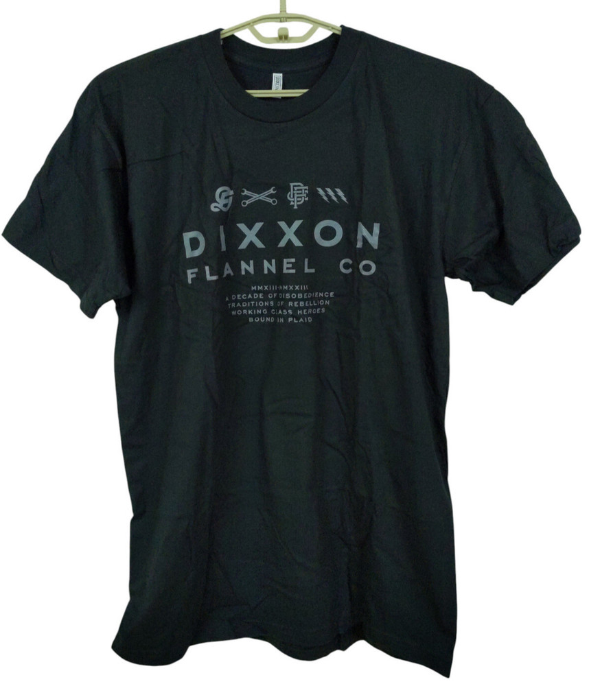 Dixxon Technical Tee Black T-Shirt Mens (Various Sizes)