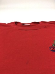 VTG Arizona T Shirt Mens Large Souvenir Spell Out Red Cotton State Cactus Tee