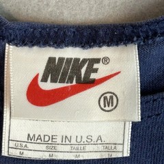 Vintage 80s 90s Nike White Tag Muscle Tank Stringer Mens M Gym Made USA Cotton