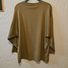VTG Sunbelt Sportswear Beige Cotton Polyester Men’s T-Shirt Crew Neck LS O…