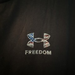 NWT Under Armour Freedom American Flag Bald Eagle TShirt Men’s XL Patriotic 250