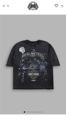 Darc Sport Harley Davidson Bushido LAST RIDE RAW HEM BOX CUT TEE Size Small