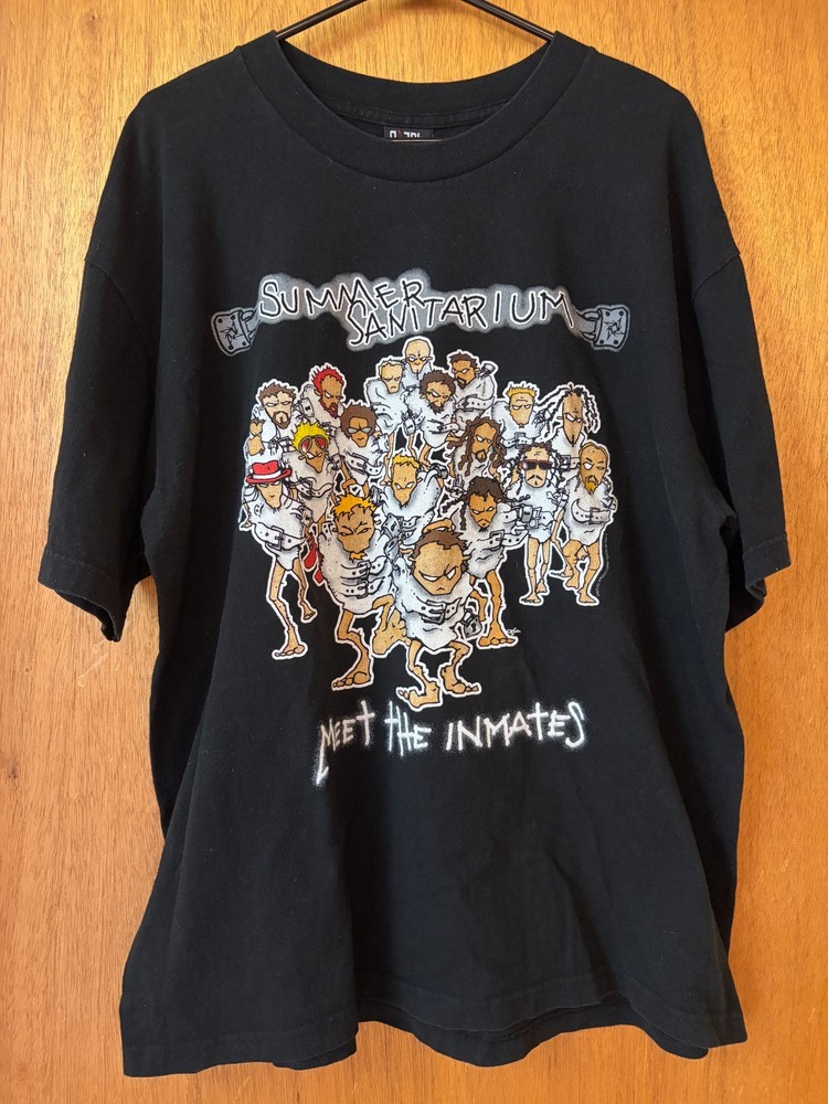 Summer Sanitarium Tour 2000 Metallica Korn System of a Down GIANT T-Shirt | XXL