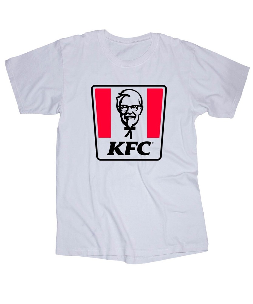 KFC logo white shirt Kentucy Fried Chicken