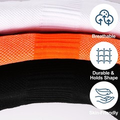 Mens Non Slip Socks 3 Pairs Anti Skid Thick Socks Sticky Grip Sock for Pilate…