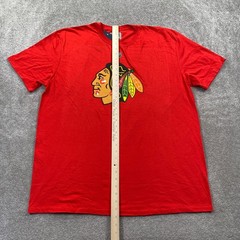 Fanatics Chicago Blackhawks Connor Bedard 98 Red NHL Hockey Jersey T Shirt 2XL