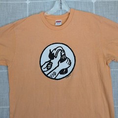 Supreme Molotov Tee Shirt 2018 Mens Large Orange Made In USA Graphic Tee
