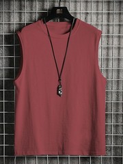 Men Gym Muscle Workout Fitness T-Shirt Tunic Tank Tops Vest Sleeveless Solid New
