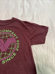 Neff Geometric Graphic Tee T-Shirt Red Burgundy Men’s Medium