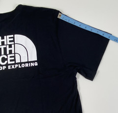 The North Face Men’s Solid Black Logo Crew Neck Short Sleeve T-Shirt Size L