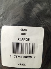 HANES COMFORT SOFT HEAVYWEIGHT T SHIRT BLACK 5280 SIZE XL PACK OF 2