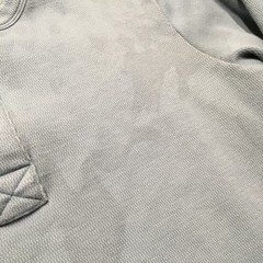 Devium USA Thermal Waffle Knit Henley Mens Large L Blue Premium Heavyweight Made