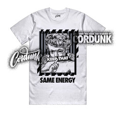 10 OG Steel White Black Light Steel Grey T Shirt Match ENERGY