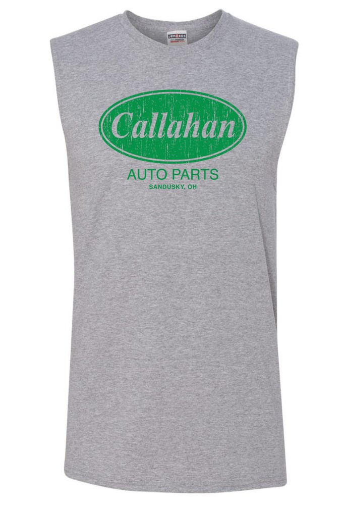 CALLAHAN Auto Parts SLEEVELESS T-shirt – S to 3XL – Tommy Boy Funny Humor