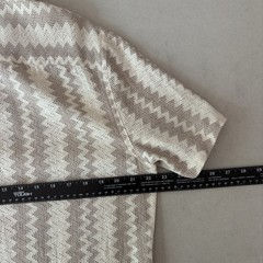Hollister Mens L Boxy Camp Shirts Lot of 2 Crochet Style Seersucker Resort Beach