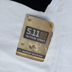 5.11 Tactical Holster Shirt Mens 2XL Black Short Sleeve Undershirt Base Layer