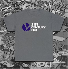 New 21st Century Fox Logo T-Shirt American Size S-5XL T-Shirt