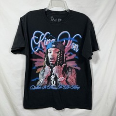 King Von What It Means To Be King Large T-Shirt L Rap Tee Drill Hip Hop Trap RIP