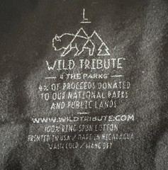 Grand Canyon T-Shirt Men’s L Wild Tribute Black 2 Sided Graphics Casual Travel