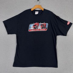 Peterbilt Shirt Mens XL Black Hanes Heavyweight Trucker Own The Road Graphic Tee