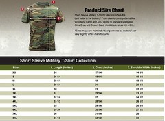 Desert Camo 6 Color T-shirt Army Navy Gulf War Desert Storm Chocolate Chip