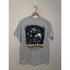 2009 Gildan Ignacio CO Colorado Hog Biker Graphic Gray Shirt Tee 2000s M Medium